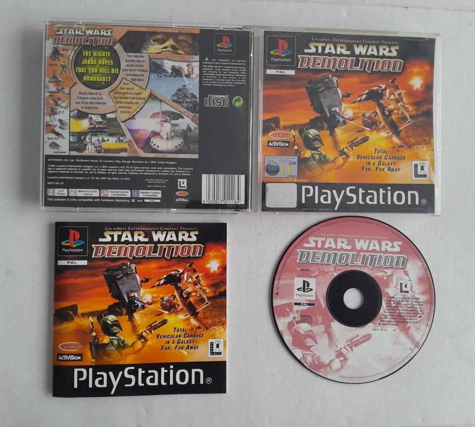 Star Wars Demolition PS1 Game - Image 1 of 1