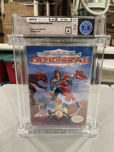 Clash at Demonhead NES Nintendo New Sealed WATA Graded not VGA Fun Rare Game - Picture 1 of 4