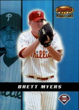 Brett Myers RC PROMO SAMPLE 2000 Bowman's Best #PP3 ROOKIE Philadelphia Phillies