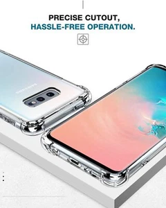 Case For Samsung Galaxy S9 S10 S21 S22 S23 Plus Ultra Transparent Non-yellowing - Picture 1 of 40