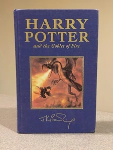 Harry Potter and the Goblet of Fire (UK Deluxe 1st Edition 1st Printing HC Rare! - Foto 1 di 12