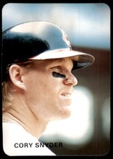 1986 Rob Broder Cory Snyder Baseball Cards. #30