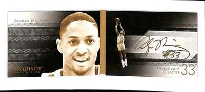 2013-14 UD Exquisite Alonso Mourning Game Face Auto Booklet #GF-AM Georgetown - Image 1 of 2