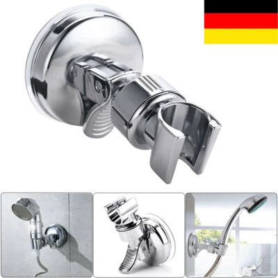 Duschkopfhalter Ohne Bohren Handbrause Halterung Wandbrausehalter & Saugnapf - Bild 1 von 4
