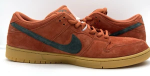 Nike SB Dunk Low Burnt Sunrise Para hombres Talla 18 Zapatos Naranja Gamuza Patín Suela de Goma - Imagen 1 de 12