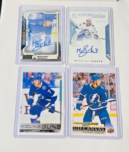 Mathieu Joseph LOT 2018-19 UD Future Watch Auto / OPC Platinum Rookie Auto / YGs - Picture 1 of 2