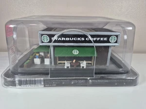 STARBUCKS COFFEE SHOP HIGHLY DETAILED HO SCALE,, NEW IN BLISTER PACKAGE - Picture 1 of 5