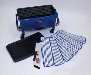 BRAND NEW BOX RUBBERMAID MICROFIBER 27 GAL FLOOR FINISHING SYSTEM Q900 Q930 Q050 - Picture 1 of 4
