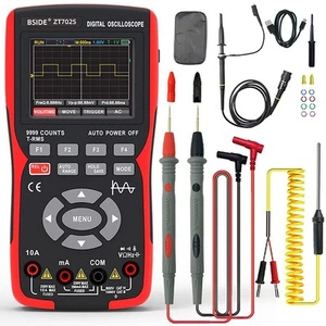 BSIDE Handheld Oscilloscope Digital Multimeter 9999 Counts 2.8Inch Color Screen - Picture 1 of 8