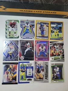 LOTE DE 20 TARJETAS DEL EQUIPO DE LOS ANGELES RAMS NOVATOS Y VETERINARIOS (SE MUESTRAN TODAS LAS CARTAS) - Imagen 1 de 3