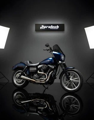Escape Protech 2 en 1 Harley-Davidson Dyna Superglide Street Bob Low Rider  Foto 1 de 4