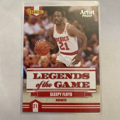 2009-10 Panini - Legends of the Game Sleepy Floyd #10 Artist Proof /199 - Image 1 of 2
