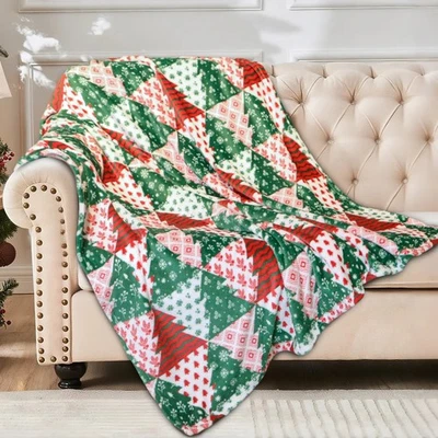 HITIME Cozy Blanket Printed Blanket Twin Christmas Blanket - 300 GSM