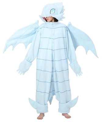 SAZAC Yu-Gi-Oh Kigurumi Ojos Azules Blanco Dragón Talla Única Foto 1 de 4