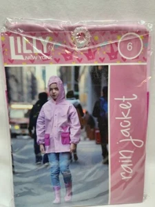 Lilly Of New York Princess Rain Jacket Coat Size 6 New                         . - Picture 1 of 3