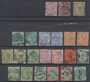 India Stamps 1882-1898 SG88/106;110 Used CV £71.31 - Picture 1 of 2