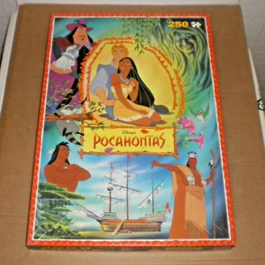 Jumbo Disney POCAHONTAS 250pz Puzzle Vintage 44cm x 31cm - Nuovo con scatola - Foto 1 di 10