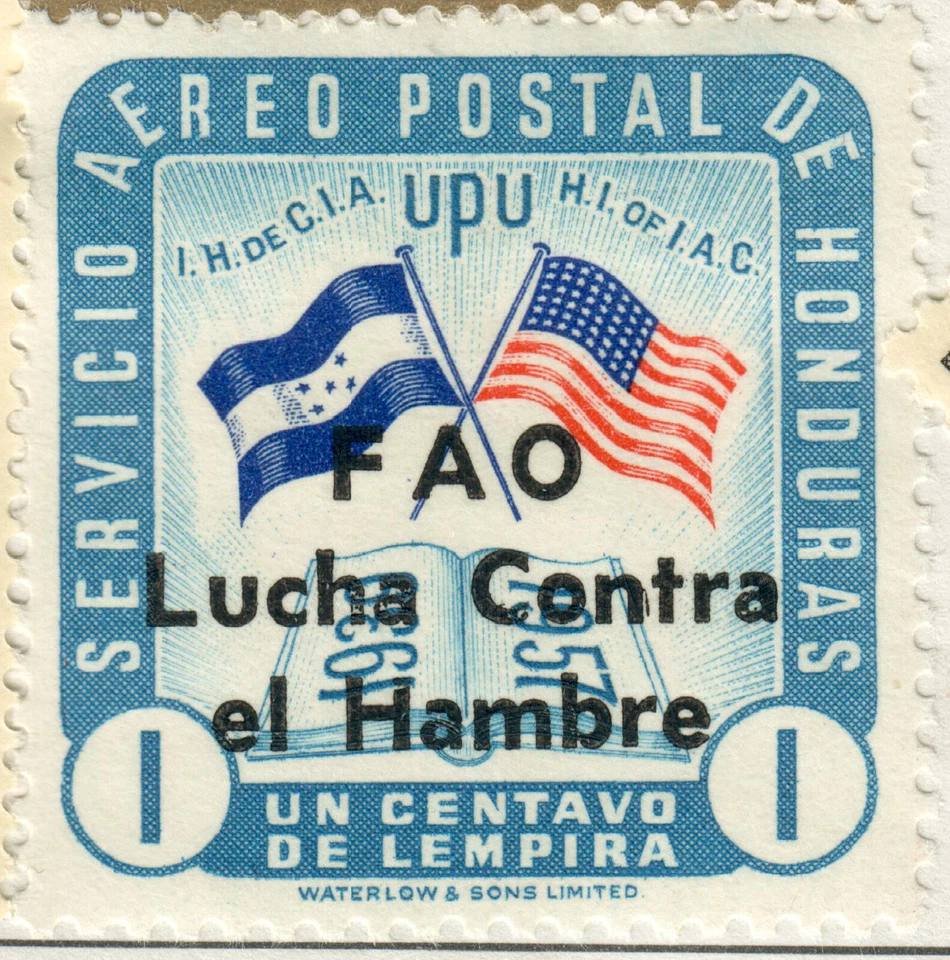 Honduras - 1964 Airmail - Freedom from Hunger Overprinted LUCHA CONTRA EL HAMBRE - Image 1 of 1