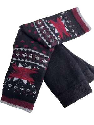 Paquete de 2 calcetines de punto suave HUE para mujer talla única negros Foto 1 de 3