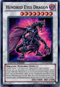 Hundred Eyes Dragon DPC5-EN003 2011 Duelist Pack Tin Limited Edition Yugioh LP - Picture 1 of 2