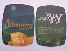 Cool Beer Coaster: WIDMER BROTHERS Brewing ~ Alchemy Hops Ale ~ Portland, OREGON