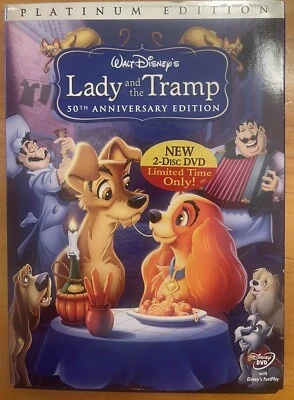 Disney’s Lady and The Tramp 2-Disc DVD Platinum 50th Anniversary Edition - Image 1 of 4