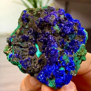 156G BEST Natural Azurite/Malachite crystal minerals specimens - Afbeelding 1 van 14