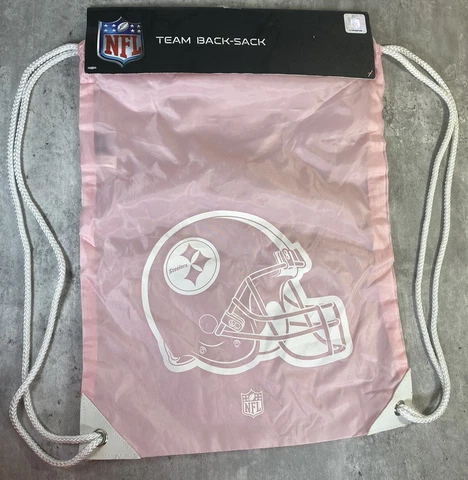 PITTSBURGH STEELERS NFL Team Back Sack Pink Backpack NEW Cover