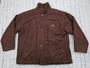 Vintage Rocawear State Property ST8 Bomber Jacket Brown Y2K MENS SIZE 4X - Picture 1 of 11