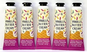 🍰3 Bath & Body Works VANILLA BUTTERCREAM Hand Cream 1 fl oz 🍰 - Picture 1 of 1