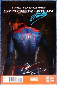 AMAZING SPIDER-MAN #1 FILMADAPTION - SIGNIERT STAN LEE ~ ANDREW GARFIELD ~ QUESADA - Bild 1 von 10