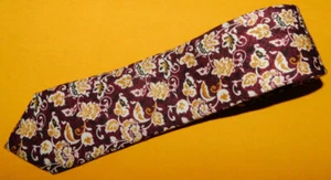 FRANK STELLA MADE IN ITALY MULTI COLOR FLORAL ALL WOOL TIE - DESIGNER TIES. - Picture 1 of 3