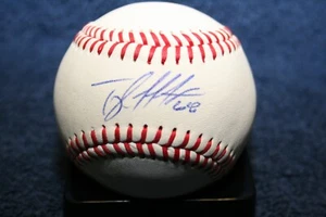 TYLER MATZEK AUTOGRAPHED BASEBALL ATLANTA BRAVES 21 WORLD SERIES - Picture 1 of 2