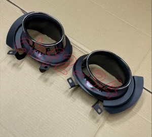 For Porsche 911 Carrera 992 19-23 Black Steel Rear Exhaust Muffler Tip Tail Pipe - Picture 1 of 12