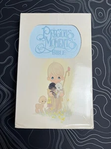 Vintage 1980er Precious Moments Blue Mist King James Version Bibel Andenken Ausgabe - Bild 1 von 12