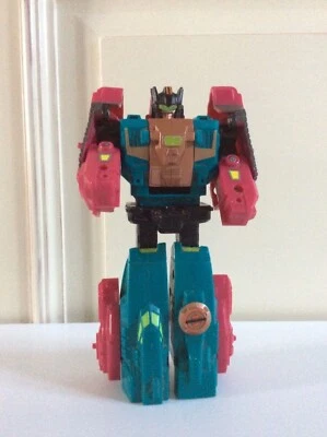 27⚜️ Ancienne Figurine Robot Transformers Hasbro Takara 1991 Hauteur 16 Cm - Photo 1/4