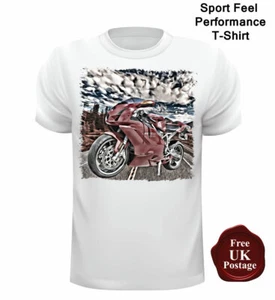 Bike Art Italian Bike T Shirt, Italian Ducati Bike on a T Shirt, Unofficial  - Picture 1 of 2