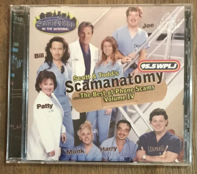 95.5 WPLJ New York CD Scott & Todd's Scamanatomy Best of Phone Scams Vol IV ⭐NEW - Imagem 1 de 2