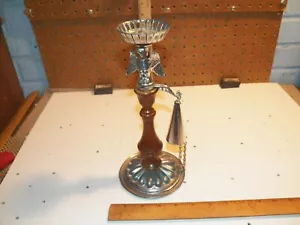 Portacandele vintage American Eagle con snuffer - Foto 1 di 4