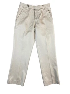 Levi’s Sta-Prest For Gals Biege Chino Trousers Centre Creases Pants W28 L29 VGC - Picture 1 of 11