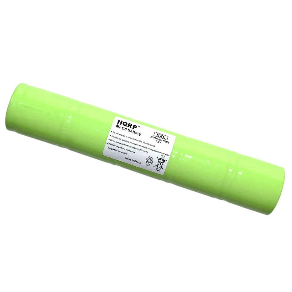 HQRP NiCd 6V 2500mAh Akku für Maglite 201701 40070249 ESR4EE3060 ET2600D ML5000 - Image 1 of 4
