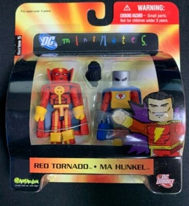 Minimates Art Asylum - Red Tornado & Ma Hunkel- DC - Picture 1 of 2