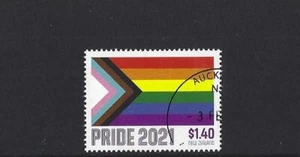 NUEVA ZELANDA 2021 ORGULLO 2001 DERECHOS GAY MULTA USADA - Imagen 1 de 1