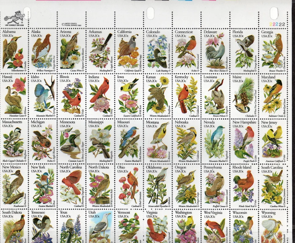 US Scott 2002Ac, Mint sheet of 50. - Image 1 of 1