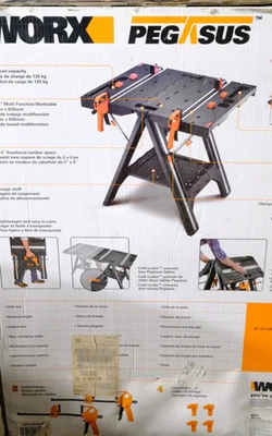 WORX WX051 Pegasus Folding Work Table OPEN BOX NEW - Image 1 of 2