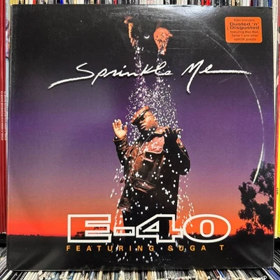 E-40 - SPRINKLE ME / DUSTED N DISGUSTED (12")  1995!!  RARE!!  2PAC + SAM BOSTIC - Image 1 of 4