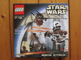 LEGO StarWars Ewok Attack 7139 2002 Toy Wicket Paploo Scout Trooper Stormtrooper
