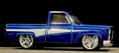 Rueda y neumático Hot Wheels 83 Chevy Silverado PERSONALIZADOS pilotos reales Foto 1 de 4