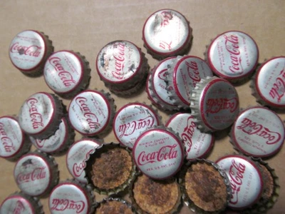 LOTE DE TAPA DE BOTELLA DE SODA DE CORCHO DE COLECCIÓN COCA COLA ALGUNOS MANKATO MINNESOTA Foto 1 de 4