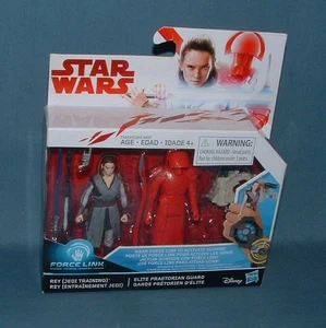 STAR WARS, FORCE LINK, REY & ELITE PRAETORIAN GUARD ACTION FIGURES - 2016 - NEW - Picture 1 of 4
